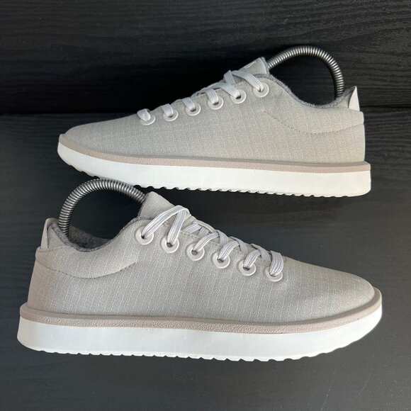 COPY - Allbirds Women’s Wool Pipers Woven Sneaker Sz 8 Pewter Grey Blizzard EUC - Picture 6 of 9